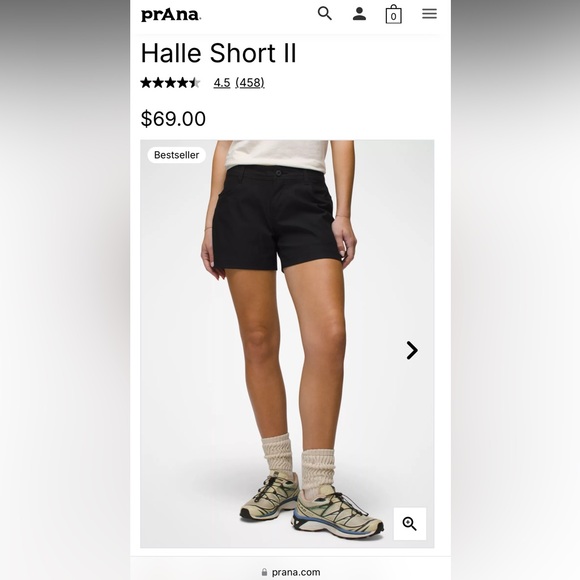 prAna Halle Shorts - Picture 4 of 4